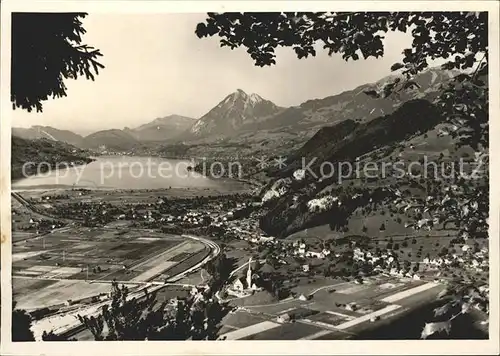 Giswil mit Sarnersee und Stanserhorn Kat. Giswil