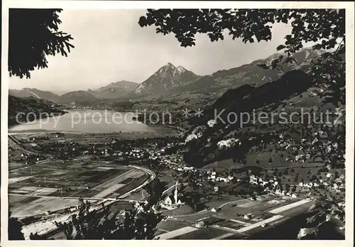 Giswil mit Sarnersee und Stanserhorn Kat. Giswil