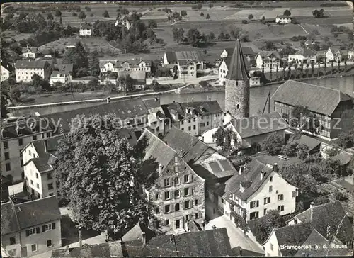 st04669 Bremgarten AG Fliegeraufnahme Kategorie. Bremgarten Alte Ansichtskarten