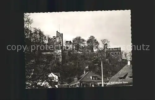 Baden AG Schlossruine Stein Kat. Baden