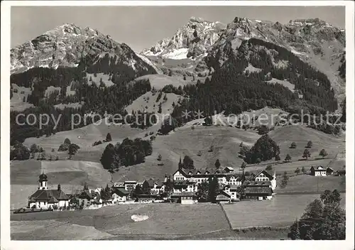 Melchtal mit Widderfeld Nuenalphorn und Hutstock Kat. Melchtal