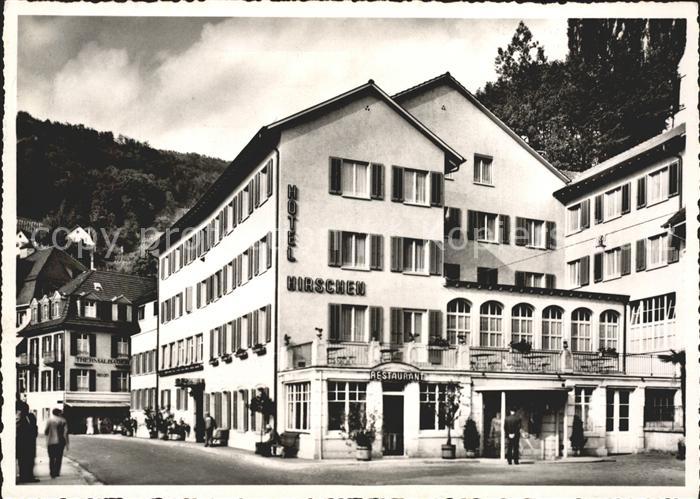 Baden AG Bad Hotel Hirschen Kat. Baden Nr. st05037 - oldthing