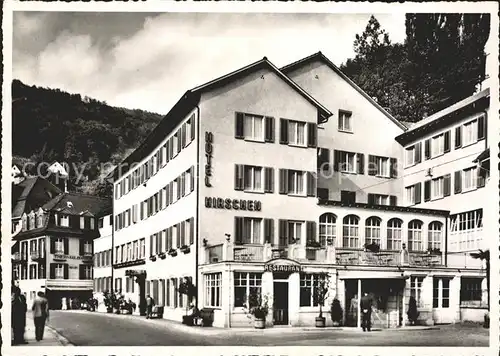 Baden AG Bad Hotel Hirschen Kat. Baden