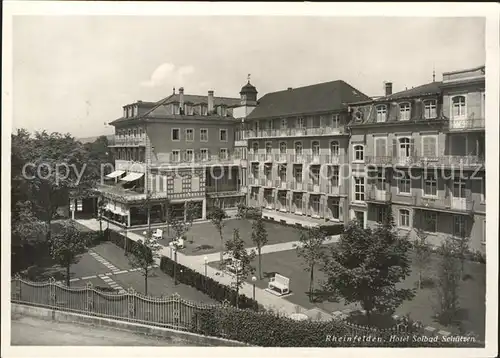 Rheinfelden AG Hotel Solbad Schuetzen Kat. Rheinfelden