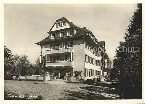 Rheinfelden AG Hotel Eden Kat. Rheinfelden
