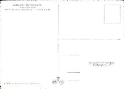 Zurzach Thermalquelle Fliegeraufnahme Kat. Zurzach