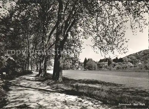 Schinznach Bad Park Kat. Schinznach Bad