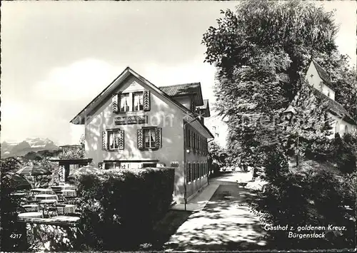 Buergenstock Gasthof zum goldenen Kreuz Kat. Buergenstock