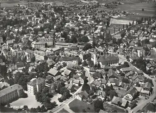 Wohlen AG Fliegeraufnahme Kat. Wohlen AG