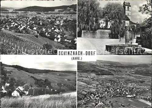 Schinznach Dorf Fliegeraufnahme Kat. Schinznach Dorf