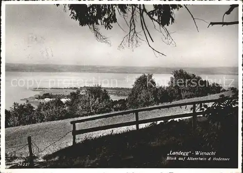 Wienacht Tobel Landegg Altenrhein Bodensee Kat. Wienacht Tobel