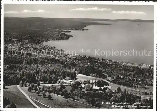 Wienacht Tobel Bodensee Fliegeraufnahme Landegg Kat. Wienacht Tobel