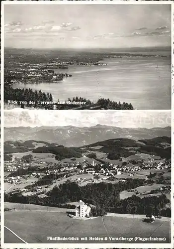 Heiden AR Fuenflaenderblick Fliegeraufnahme Vorarlberg / Heiden /Bz. Vorderland