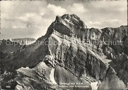 Altmann Saentis Aufstieg Rosteinpass Kat. Altmann