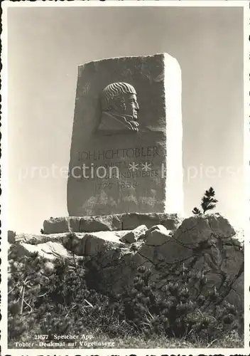 Speicher AR Tobler Denkmal Voeglinsegg / Speicher /Bz. Mittelland