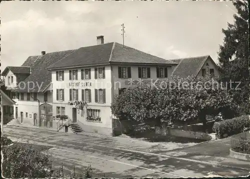 Hallwil Meisterschwanden Gasthof Loewen Hallwilersee Kat. Hallwil