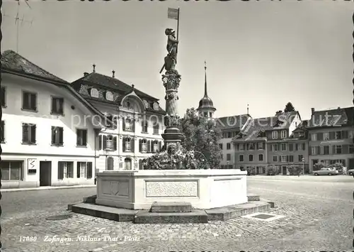 Zofingen Niklaus Thut Platz Kat. Zofingen