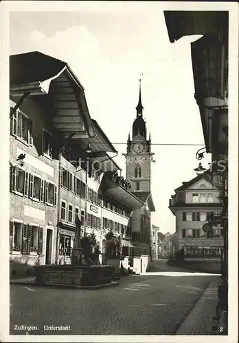 Zofingen Unterstadt Kat. Zofingen