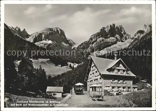 Kreuzberge gasthasu Saemtisersee Bruellsau Kat. Kreuzberge