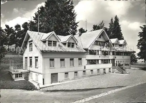 Schwellbrunn Kurort Ferienheim Thalwil Gasthaus z. Hirschen Kat. Schwellbrunn