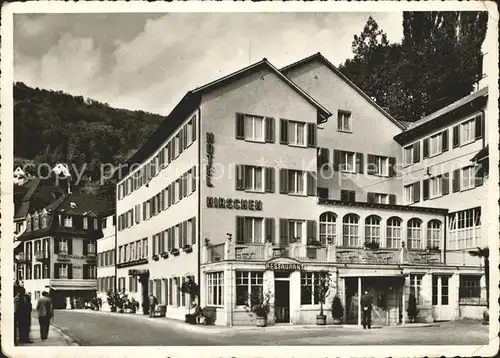 Baden AG Bad Hotel Hirschen Kat. Baden