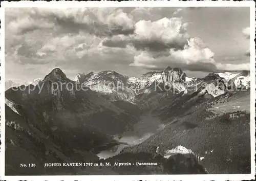 Hoher Kasten Alpstein Panorama