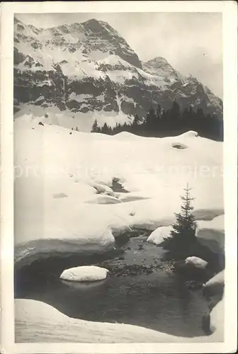Appenzell IR Berge im Schnee Kat. Appenzell