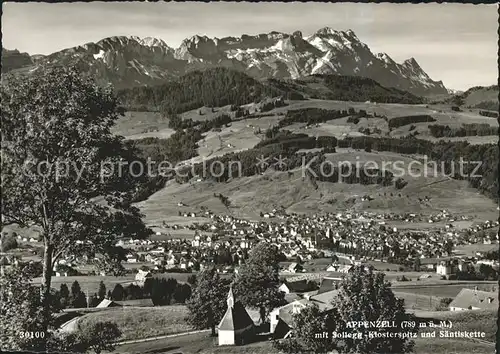 Appenzell IR Sollegg Klosterpitz Saentiskette Kat. Appenzell