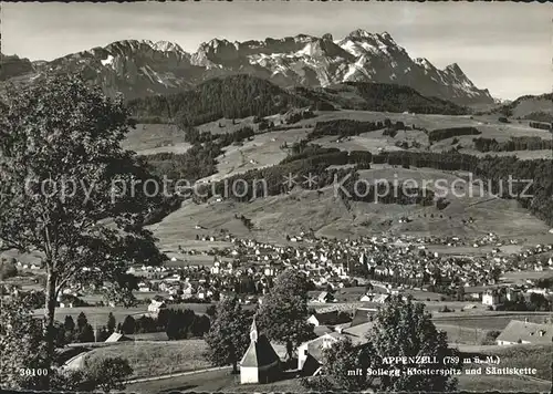 Appenzell IR Sollegg Klosterpitz Saentiskette Kat. Appenzell