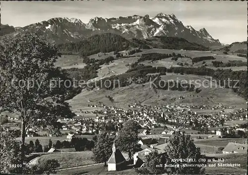 Appenzell IR Sollegg Klosterpitz Saentiskette Kat. Appenzell