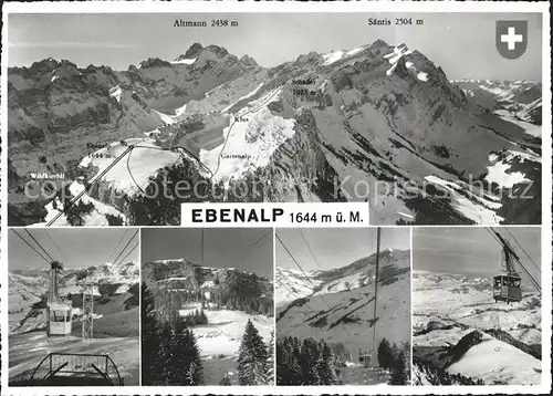 Ebenalp Luftseilbahn Wasserauen Ebenalp Kat. Ebenalp