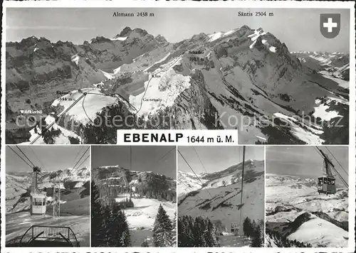 Ebenalp Luftseilbahn Wasserauen Ebenalp Kat. Ebenalp