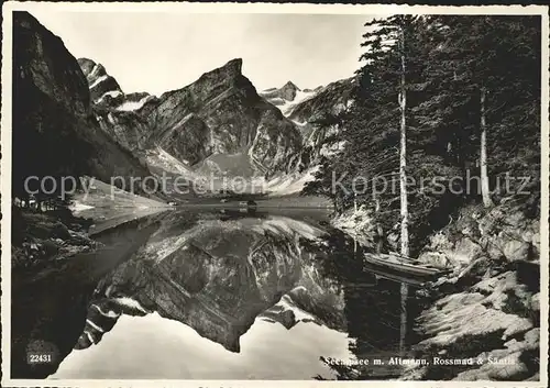 Seealpsee Altmann Rossmad Saentis Kat. Schwende