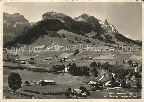 Weissbad Ebenalp Schaefler Hotel Pension Belvedere Kat. Weissbad