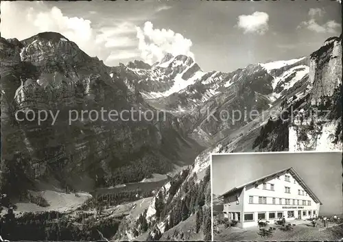 Seealpsee Meglisalp Gloggeren Marwies Altmann Rotsteinpass Berggasthaus Ebenalp Kat. Schwende