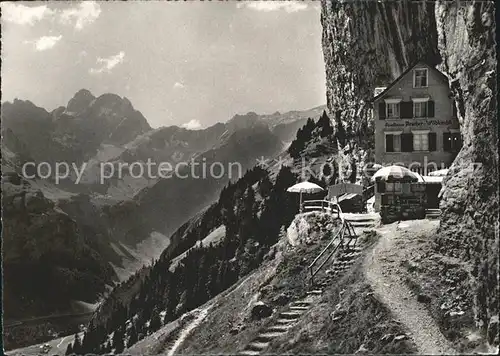 Aescher Wildkirchli Gasthaus Seealpsee Altmann Kat. Weissbad