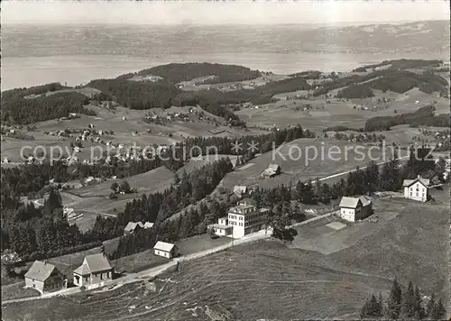 Oberegg IR Kurhaus Pension Alpenhof Fliegeraufnahme Kat. Oberegg