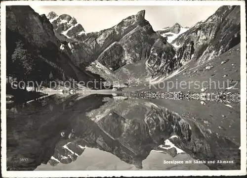 Seealpsee Saentis Altmann See Kat. Schwende