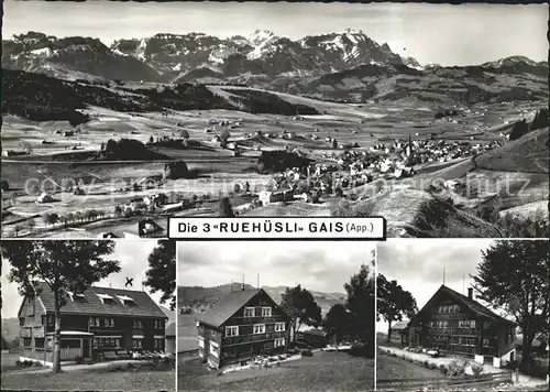 Gais AR Die 3 Ruehhuesli / Gais /Bz. Mittelland