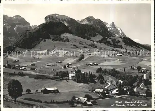 Weissbad Ebenalp Schaefler Ohrli Kat. Weissbad