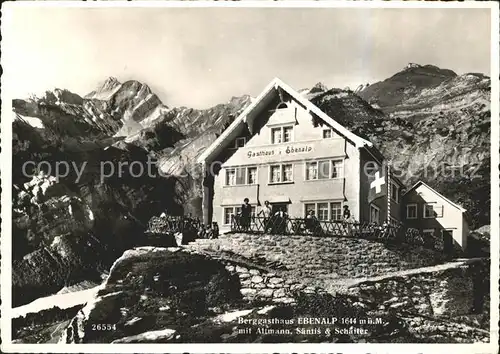 Ebenalp Berggasthaus Altmann Saentis  Kat. Ebenalp