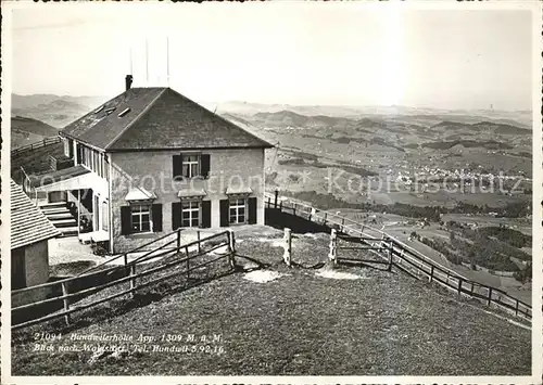 Hundwiler Hoehi Haus Kat. Hundwiler Hoehi