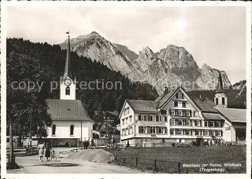 Wildhaus SG Gasthaus zur Sonne Kat. Wildhaus