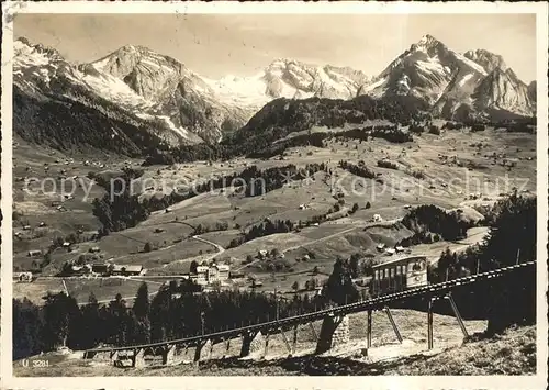 Unterwasser Toggenburg Hotel Sternen Bergrestaurant Iltios Zahnradbahn Kat. Unterwasser