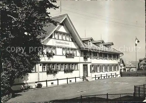 Hundwil Gasthaus Roessli Kat. Hundwil