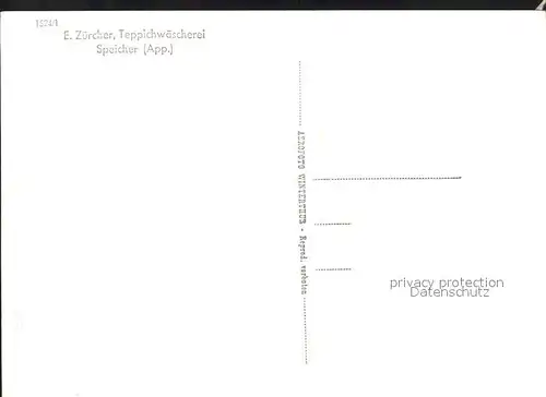 Speicher AR Fliegeraufnahme Teppichwaescherei E. Zuercher / Speicher /Bz. Mittelland