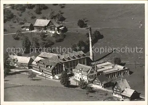 Speicher AR Fliegeraufnahme Teppichwaescherei E. Zuercher / Speicher /Bz. Mittelland