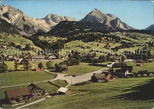 Unterwasser Toggenburg mit Iltiosbahn Saentis Schafberg Kat. Unterwasser