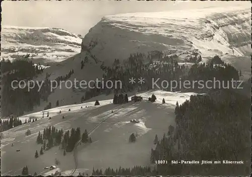 Unterwasser Toggenburg Kaeserrueck Bergrestaurant Iltios Kat. Unterwasser