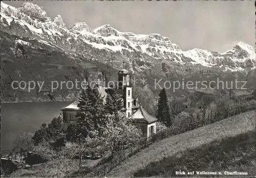 Quarten Wallensee Churfirsten Kat. Quarten